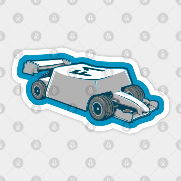 F1 Geek version Sticker by raxarts